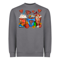 Storm Basketball Coffee Cups Heavyweight Sweatshirt - FaDigitalArtStudio
