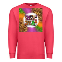 Cardinal halloween cow mama Premium Sweatshirt - LillyAllenDesigns