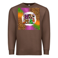 Chestnut halloween cow mama Premium Sweatshirt - LillyAllenDesigns