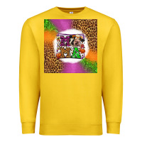 Lemon halloween cow mama Premium Sweatshirt - LillyAllenDesigns