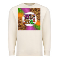 Sandshell halloween cow mama Premium Sweatshirt - LillyAllenDesigns
