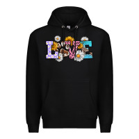 Black dog paw love Premium Hoodie - RanaPortraitStore