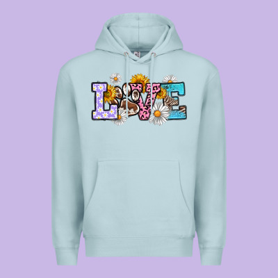 Dog Paw Love Premium Hoodie Designed By Ranaportraitstore