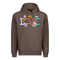 Coffee dog paw love Premium Hoodie - RanaPortraitStore