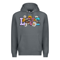 Rock dog paw love Premium Hoodie - RanaPortraitStore