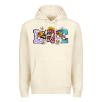 Sandshell dog paw love Premium Hoodie - RanaPortraitStore