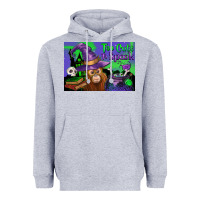 Heather Grey Too Cute To Spook Baby Orangutan Heavyweight Hoodie - LillyAllenDesigns