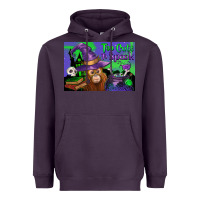 Plum Too Cute To Spook Baby Orangutan Heavyweight Hoodie - LillyAllenDesigns