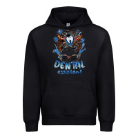 Black dental assistant messy bun Urban Hoodie - BarkalooDesign