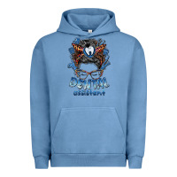 Pigment Pebble Blue dental assistant messy bun Urban Hoodie - BarkalooDesign