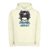 Pigment Pistachio dental assistant messy bun Urban Hoodie - BarkalooDesign
