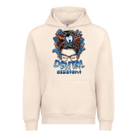 Sandshell dental assistant messy bun Urban Hoodie - BarkalooDesign