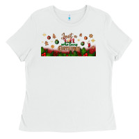 Just A Girl Who Loves Christmas Libbey Glass Ladies Tee | Teevron