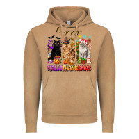 Vintage Camel happy hallothanksmas cats Vintage Hoodie - texasbilliewilder