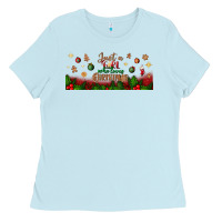 Baby Blue just a girl who loves christmas libbey glass Ladies Tee - BundleAndBundleShop