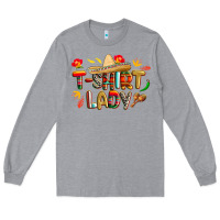 Heather Grey cinco de mayo lady Long Sleeve Tee - CowGirlArtShop
