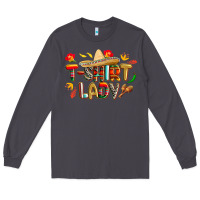 Smoke cinco de mayo lady Long Sleeve Tee - CowGirlArtShop