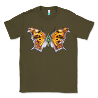 Army Green Question Mark Butterfly Classic Tee - LillyAllenDesigns