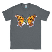 Charcoal Heather Question Mark Butterfly Classic Tee - LillyAllenDesigns