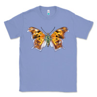 Colony Blue Question Mark Butterfly Classic Tee - LillyAllenDesigns