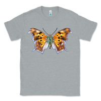 Heather Grey Question Mark Butterfly Classic Tee - LillyAllenDesigns