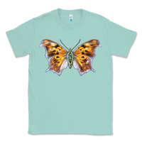 Seafoam Question Mark Butterfly Classic Tee - LillyAllenDesigns