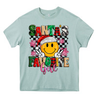 Arona santas favorite girl Heavy Core Tee - MaliasSmallBusiness