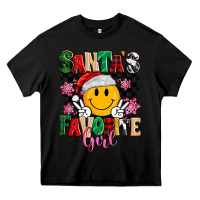 Black santas favorite girl Heavy Core Tee - MaliasSmallBusiness