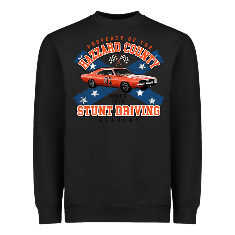 Hazzard County Stunt Driving Academy Heavyweight Sweatshirt by tuanDangUi | Teevron