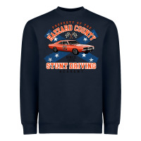 Navy hazzard county stunt driving academy Heavyweight Sweatshirt - tuanDangUi