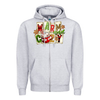 Heather Grey warm and cozy hot cocoa Zipper Hoodie - FaDigitalArtStudio