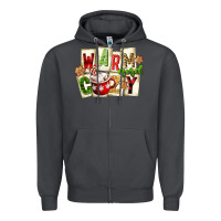 Smoke warm and cozy hot cocoa Zipper Hoodie - FaDigitalArtStudio