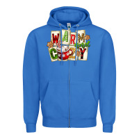 True Royal warm and cozy hot cocoa Zipper Hoodie - FaDigitalArtStudio