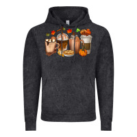 Vintage Black Pumpkin Spice Coffee Cups Vintage Hoodie - texasbilliewilder