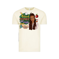 Vintage Arctic black teacher magic with afro Vintage Tee - NancyCooperArtShop