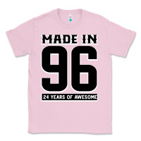 Bubblegum Pink Made In 96 24 Years Of Awesome Classic Tee - Bettercallsaul