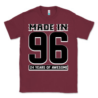 Burgundy Made In 96 24 Years Of Awesome Classic Tee - Bettercallsaul