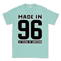 Seafoam Made In 96 24 Years Of Awesome Classic Tee - Bettercallsaul