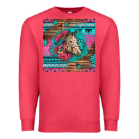 Cardinal floral horse Premium Sweatshirt - LillyAllenDesigns