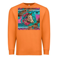 Carrot floral horse Premium Sweatshirt - LillyAllenDesigns