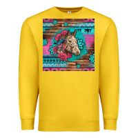 Lemon floral horse Premium Sweatshirt - LillyAllenDesigns