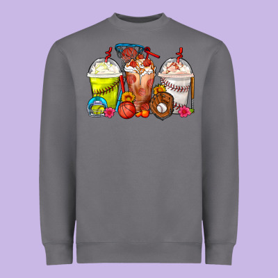 Softball Basketball Baseball Sports Coffee Cups Heavyweight Sweatshirt Designed By Fadigitalartstudio