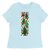 Baby Blue christmas pen wraps Ladies Tee - BundleAndBundleShop