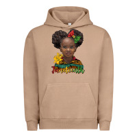 Pigment Burro juneteenth african girl Urban Hoodie - BarkalooDesign