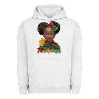 Pigment Lunar Rock juneteenth african girl Urban Hoodie - BarkalooDesign