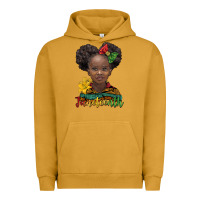 Pigment Peanut Butter juneteenth african girl Urban Hoodie - BarkalooDesign