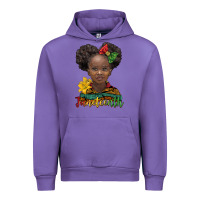 Tulip juneteenth african girl Urban Hoodie - BarkalooDesign