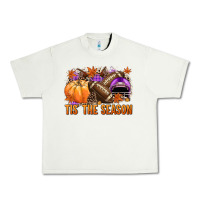 Pistachio Tis' the season Football purple helmet Urban Heavy Tee - NancyCooperArtShop