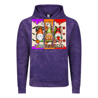 Cloud Purple Happy Hallothanksmas gnomes Vintage Hoodie - texasbilliewilder