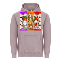 Vintage Zinc Happy Hallothanksmas gnomes Vintage Hoodie - texasbilliewilder